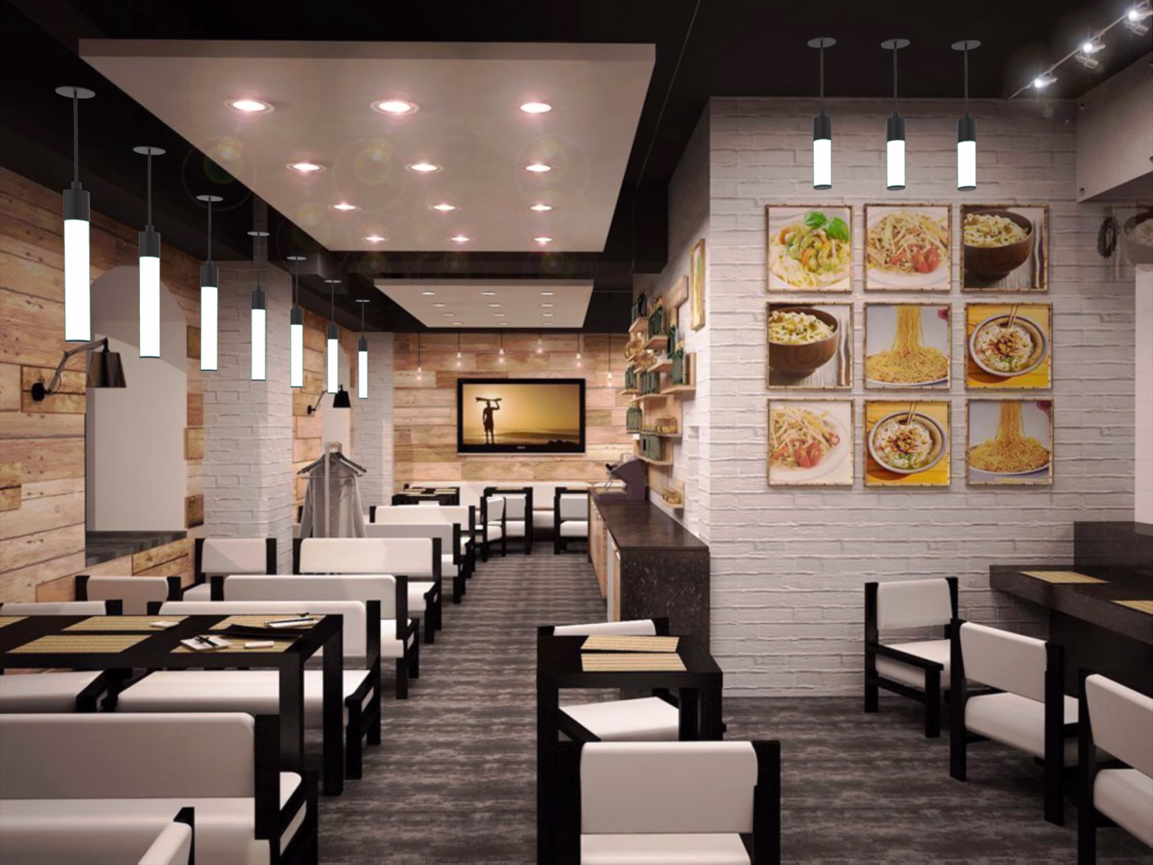 Установка видеонаблюдения в кафе