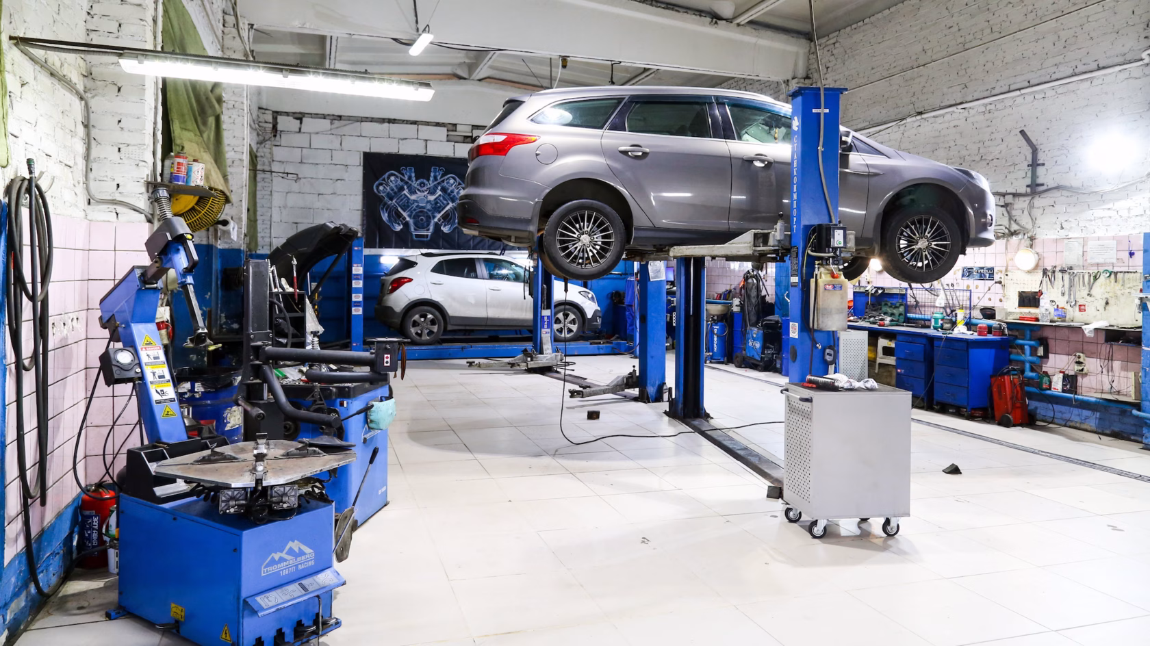 Видеонаблюдение в автосервисе