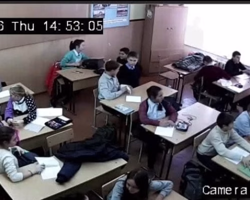 Контроль учебного процесса с помощью видеонаблюдения