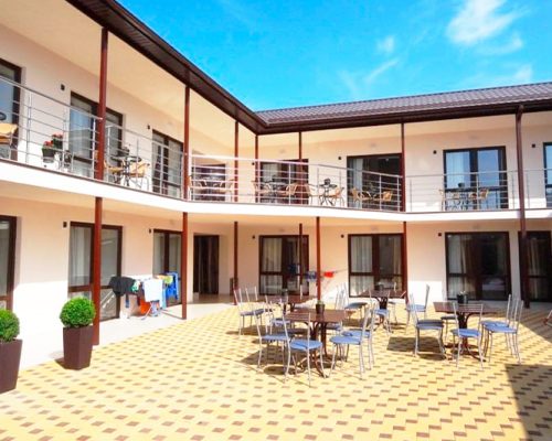 Видеонаблюдение для гостевого дома на задний двор