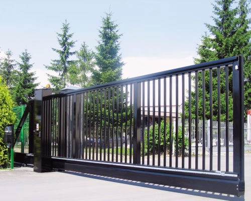 ворота металлические откатные