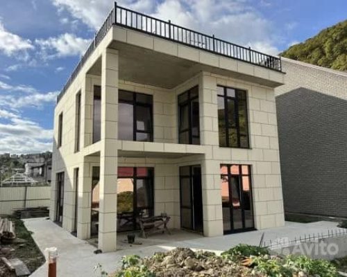 Вид на построенный дом